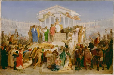 A era de Augusto, o nascimento de Cristo, c. 1852-54